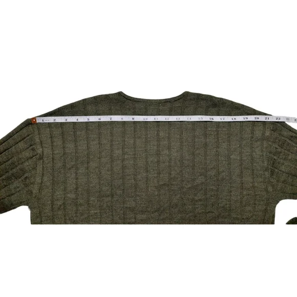 NWOT Abound Cardigan Sweater Size L Green - Picture 3 of 9